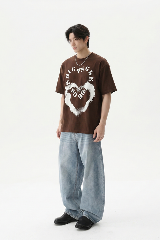 Voyd Subtle Signal Brown T-shirt