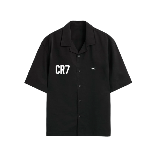 Voyd Icon No.7 Black Bowling Shirt