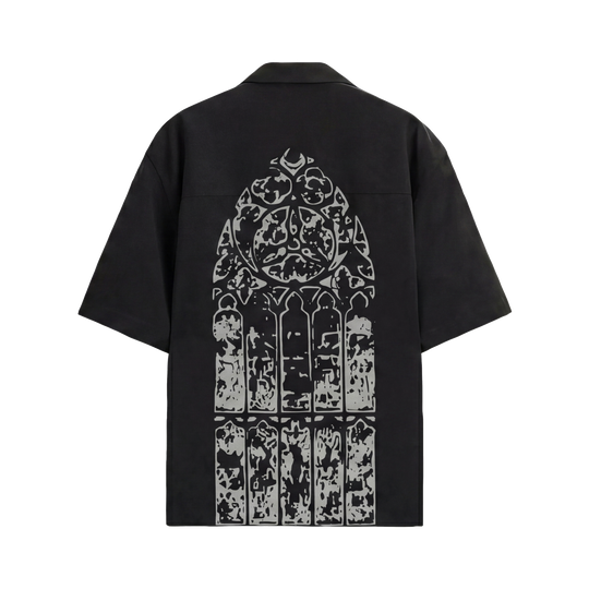 Void Silent Riot Black Bowling Shirt
