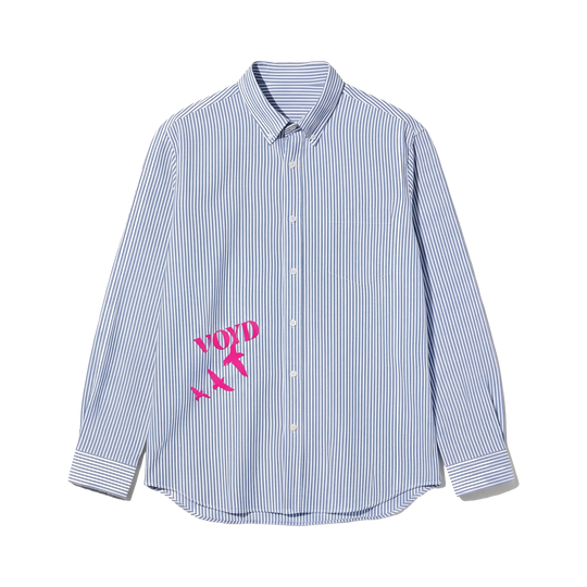 Voyd Holy Spirit Blue Stripe Shirt