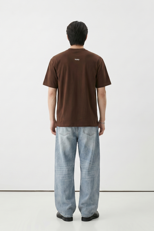 Voyd AM PM Routine Brown t-shirt