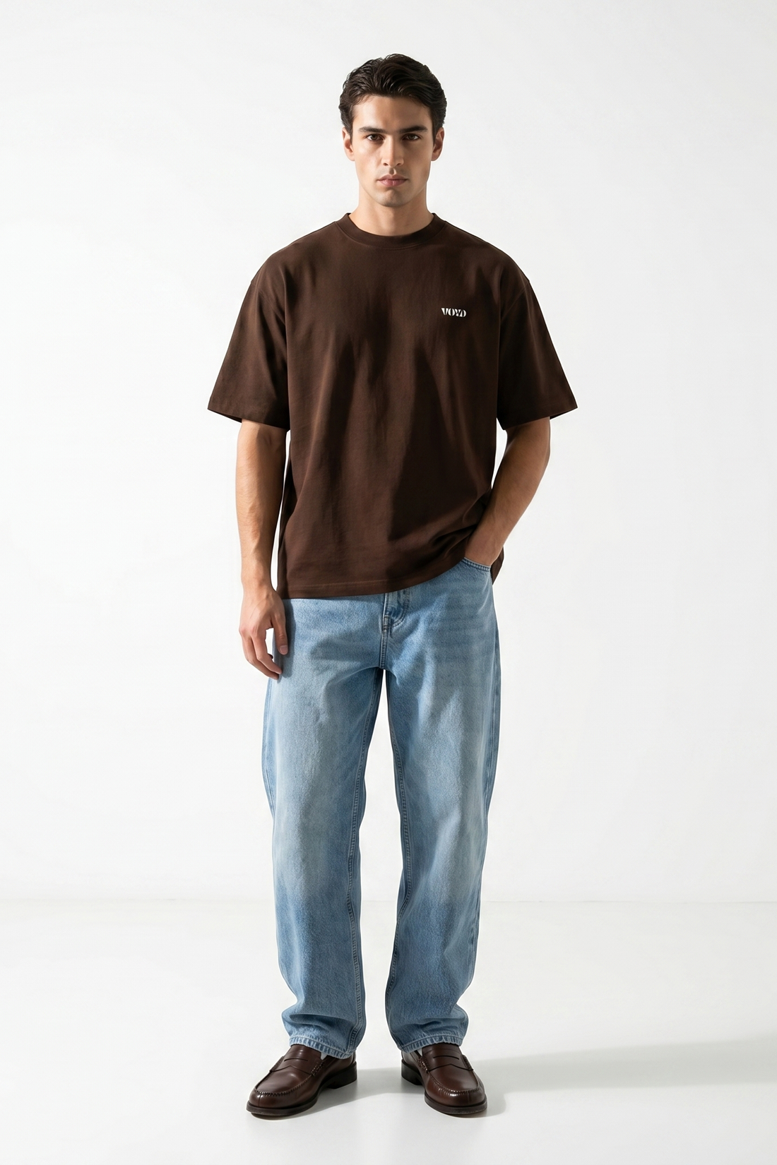 Voyd Get Dirty Brown T-shirt