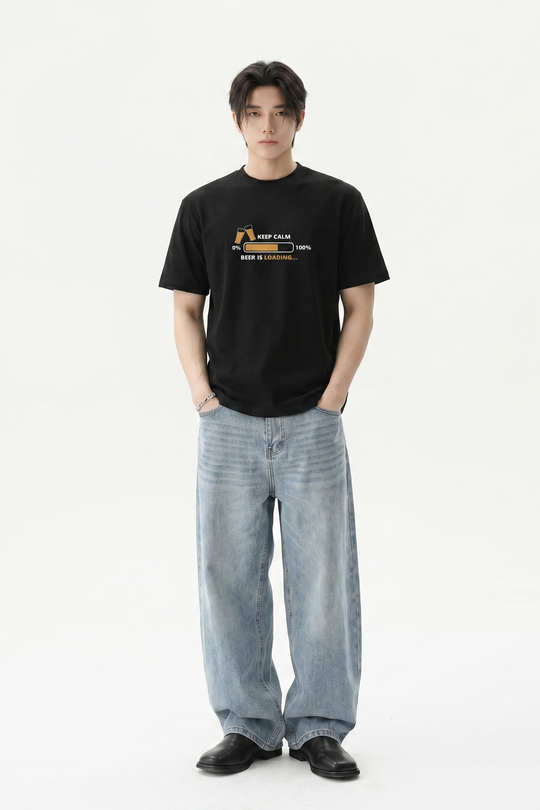 Voyd Bare Bones Mood Black t-shirt
