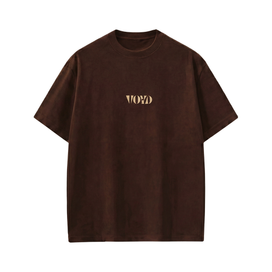 Voyd Social Battery Brown t-shirt