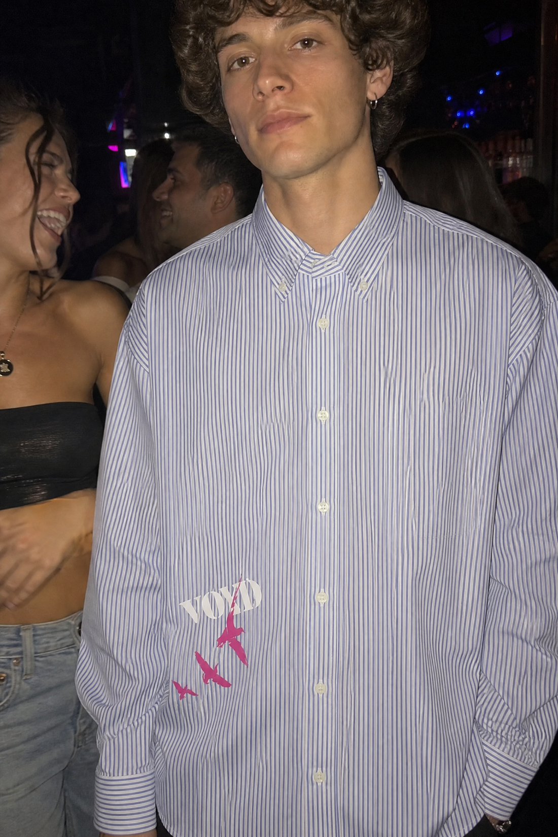 Voyd Holly Spirit Blue Stripe Shirt