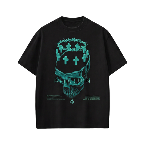 Voyd Abstract Alley Black T-shirt