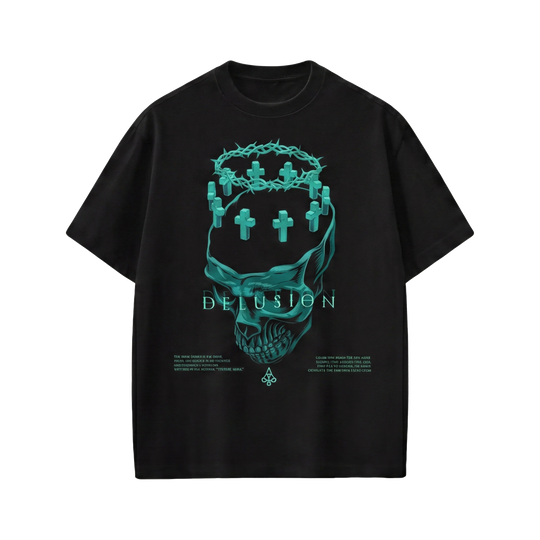 Voyd Abstract Alley Black T-shirt