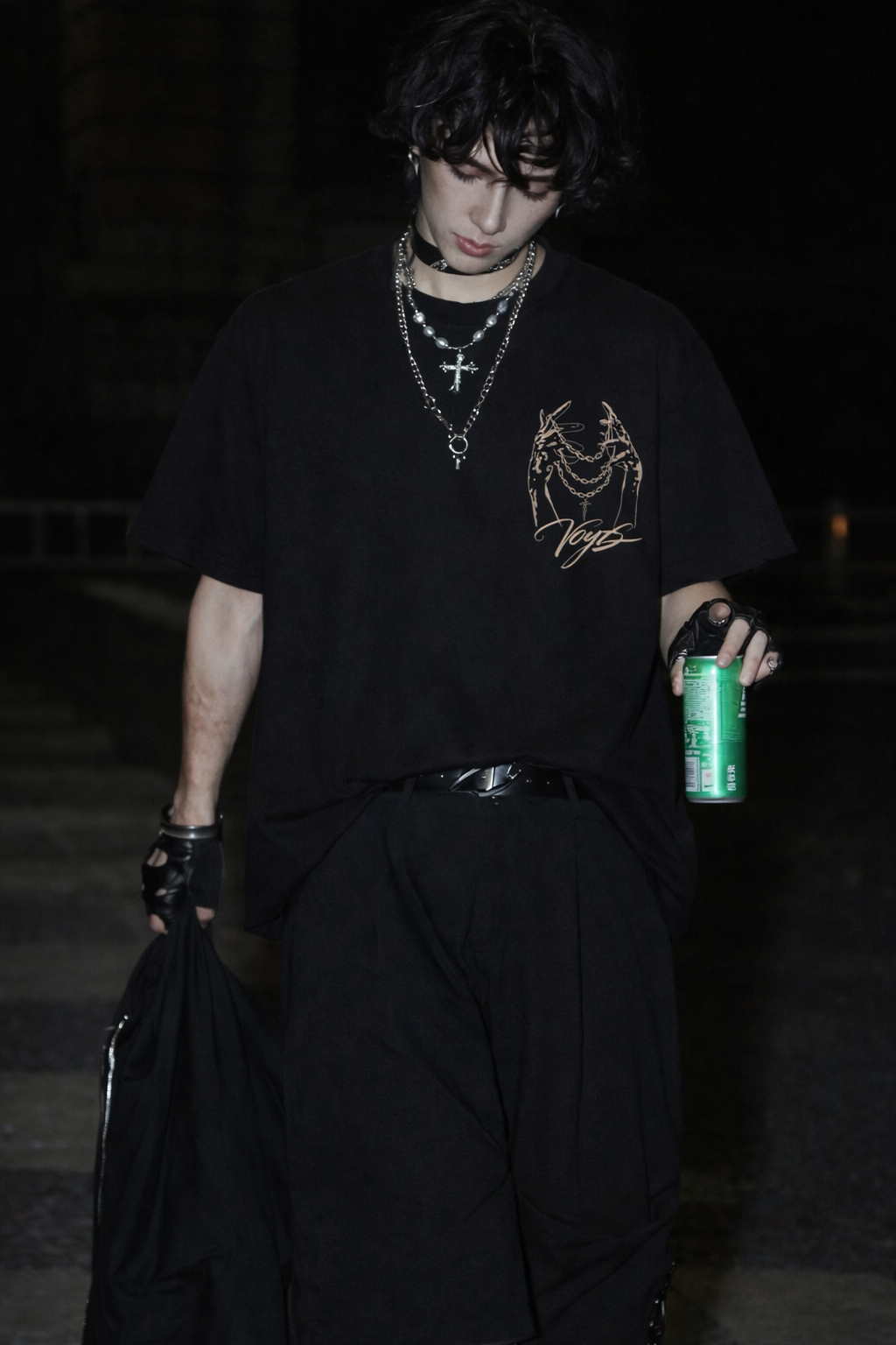 Voyd Heart in Chains Black T-shirt