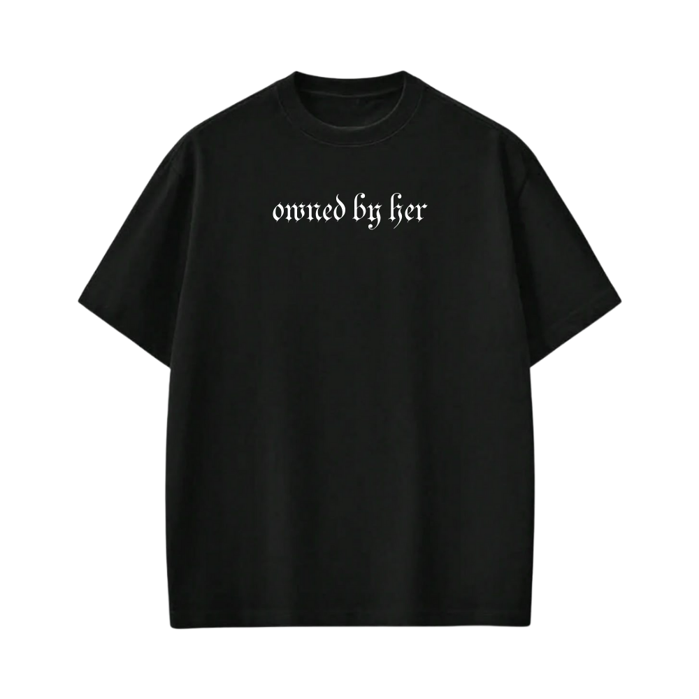 OWNED BY HER VOYD BLACK T-SHIRT