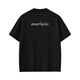OWNED BY HER VOYD BLACK T-SHIRT