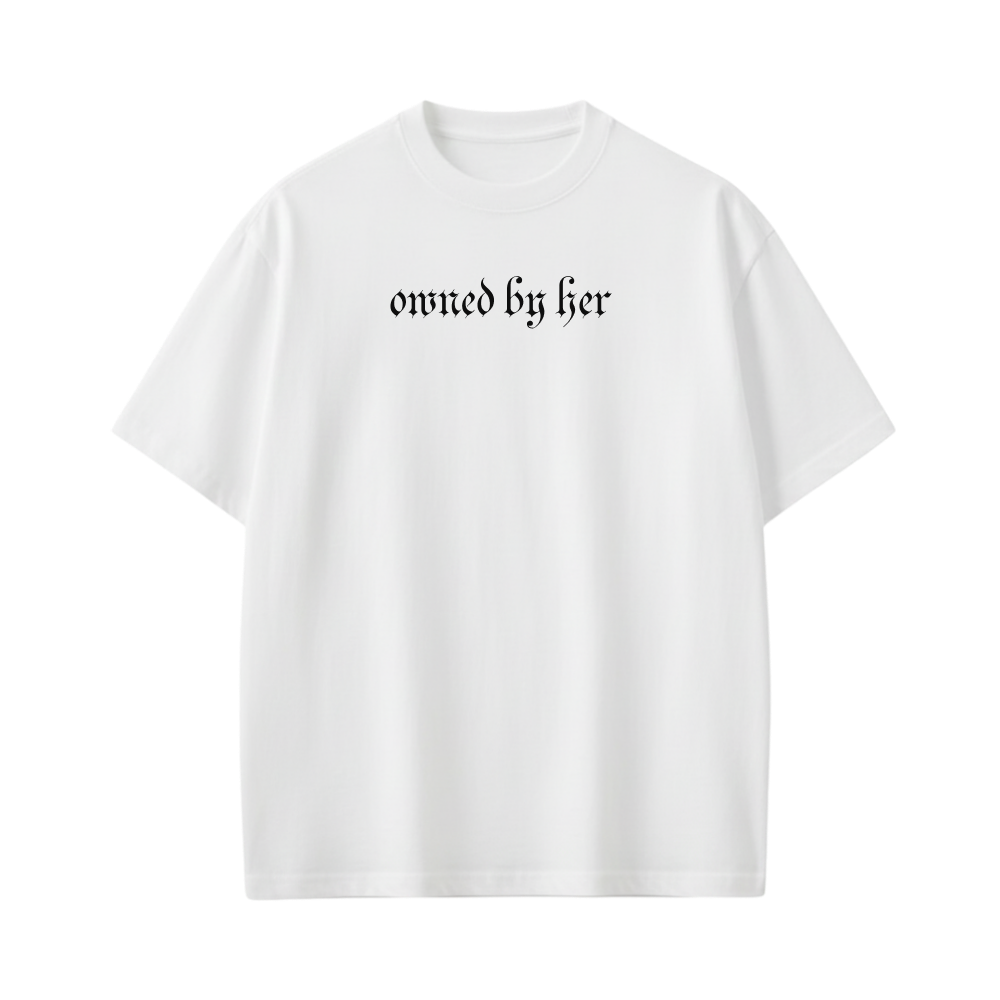 OWNED BY HER VOYD WHITE T-SHIRT