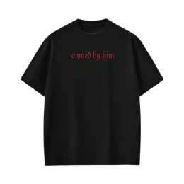 OWNED BY HIM VOYD BLACK T-SHIRT