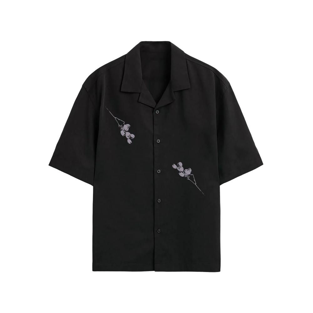 Void Obsidian Wings black Bowling Shirt