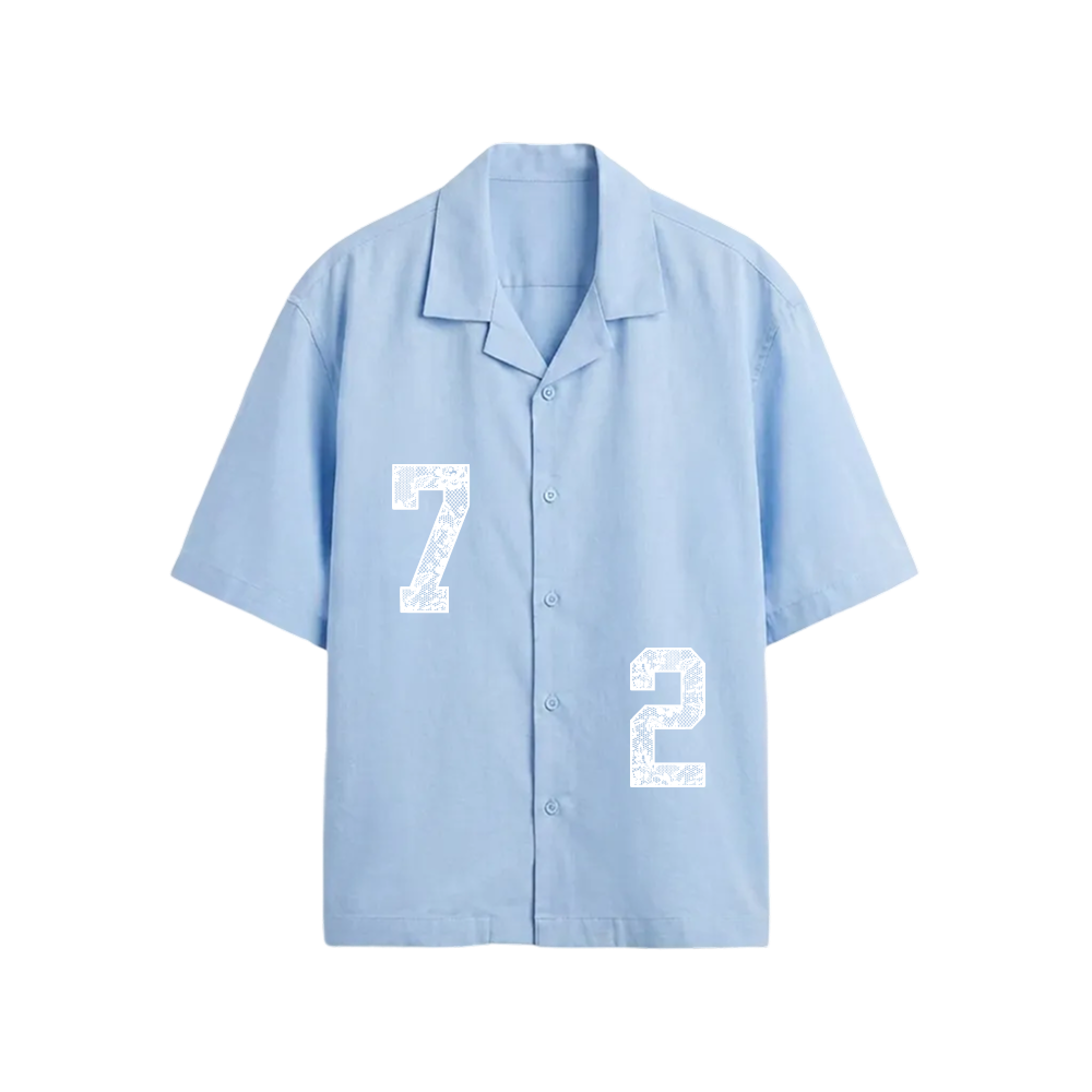 Void Rule 72 Ice Blue Bowling Shirt
