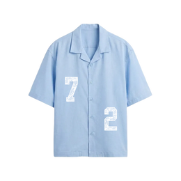 Void Rule 72 Ice Blue Bowling Shirt