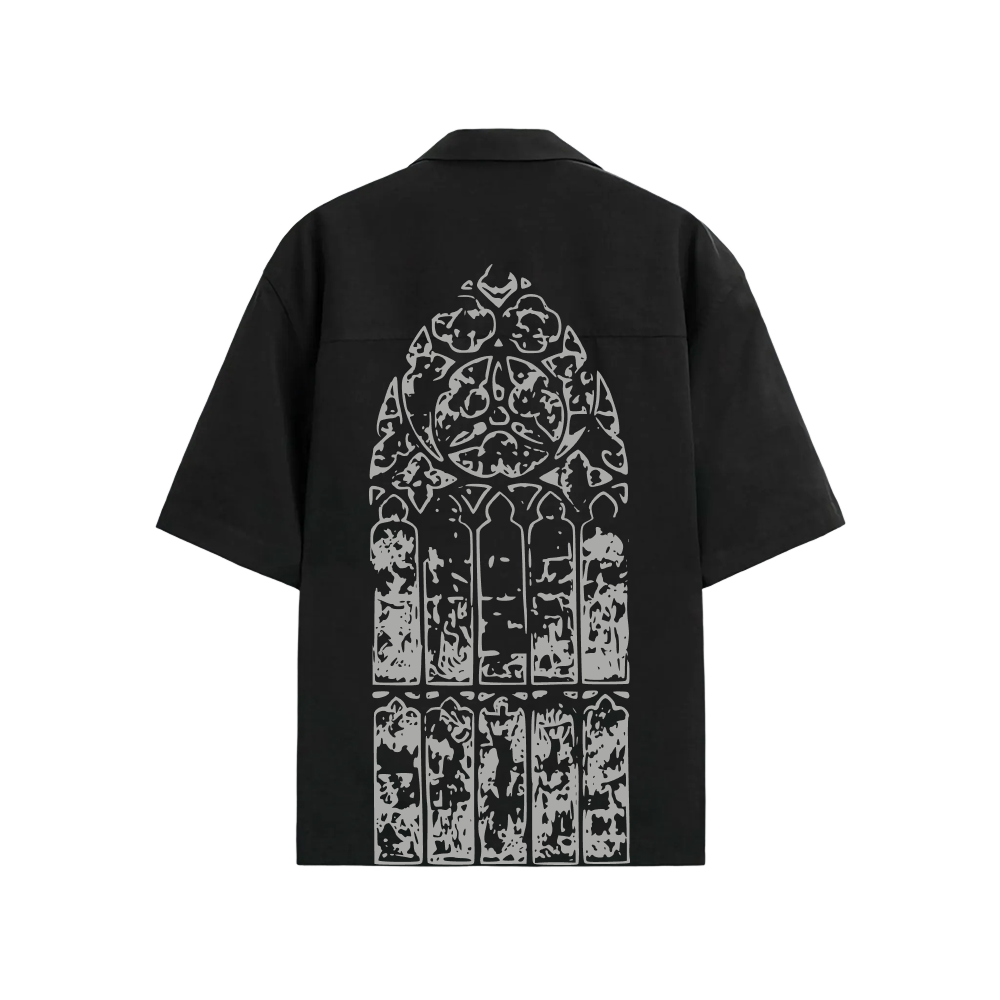 Void Silent Riot Black Bowling Shirt
