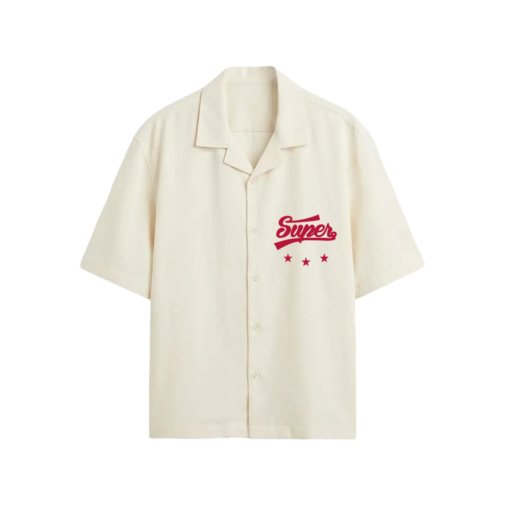 Void Supervoid White Bowling Shirt