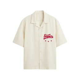 Void Supervoid White Bowling Shirt