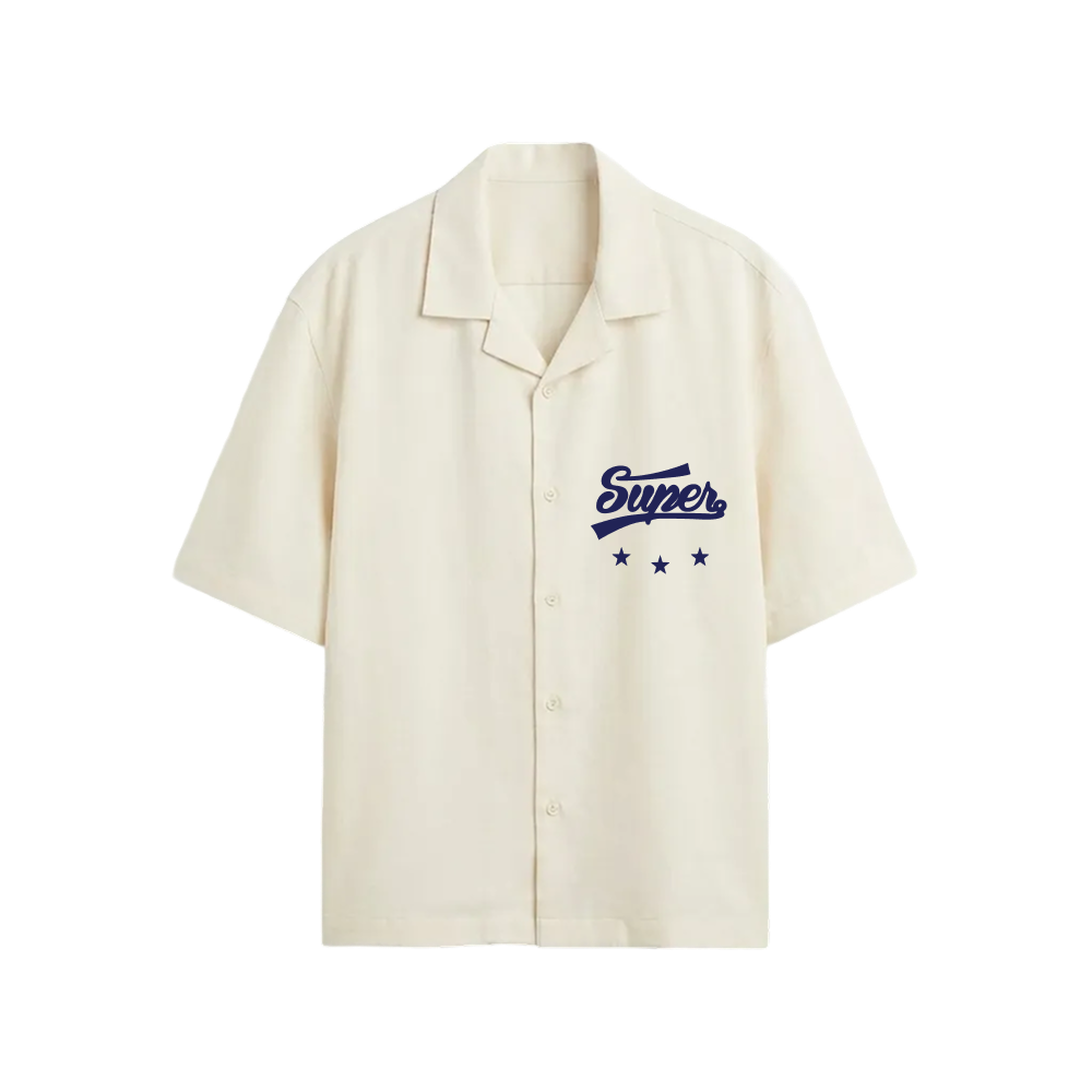 Void Supervoid White Bowling Shirt