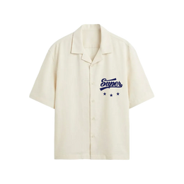 Void Supervoid White Bowling Shirt