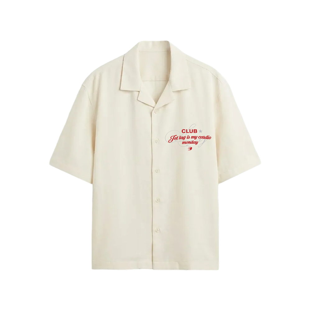 Void Voidwear White Bowling Shirt