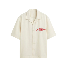 Void Voidwear White Bowling Shirt