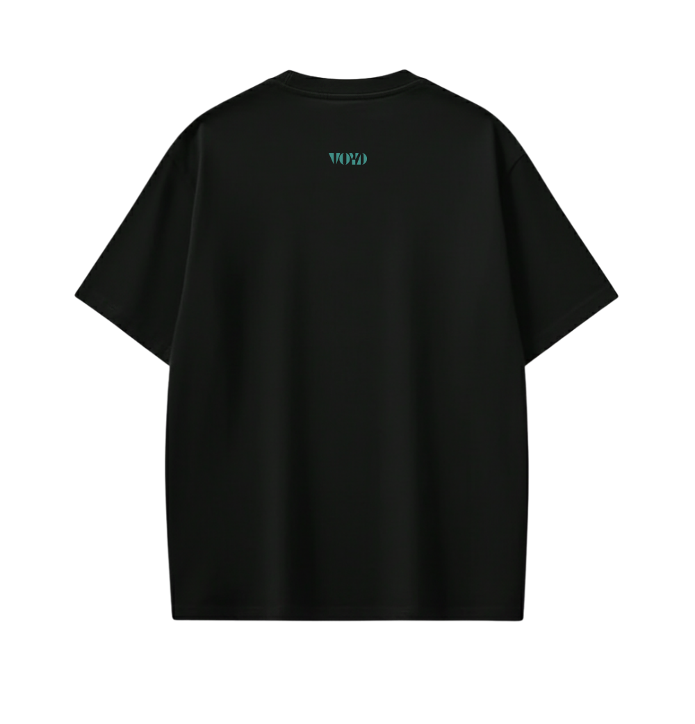 Voyd Abstract Alley Black T-shirt