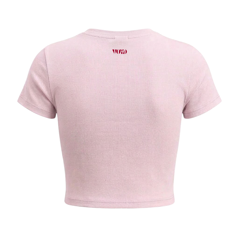 Voyd Bad Influence Baby Tee Pink