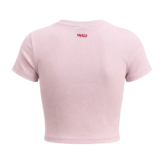 Voyd Bad Influence Baby Tee Pink