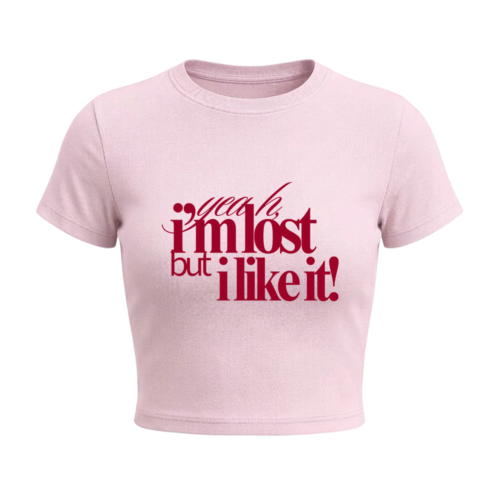 Voyd Bad Influence Baby Tee Pink
