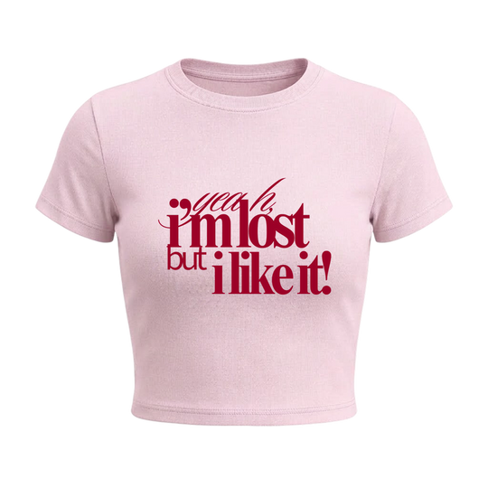 Voyd Bad Influence Baby Tee Pink