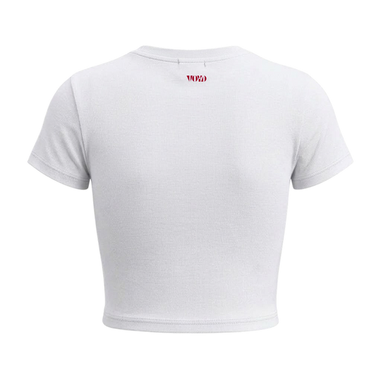 Voyd Bad Influence Baby Tee White