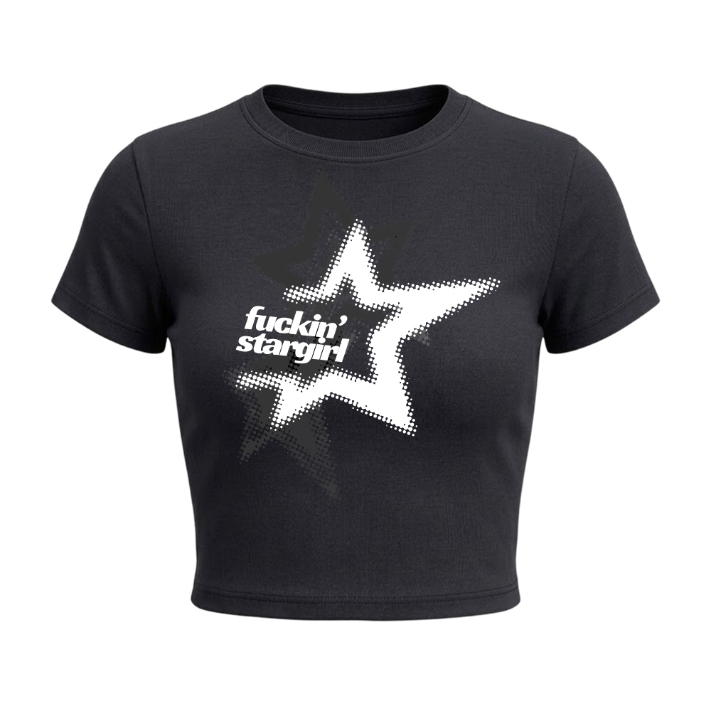 Voyd Bad Omen Baby Tee Black
