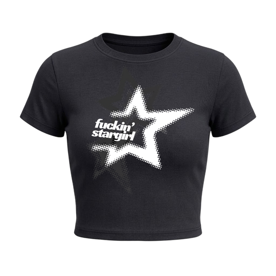 Voyd Bad Omen Baby Tee Black
