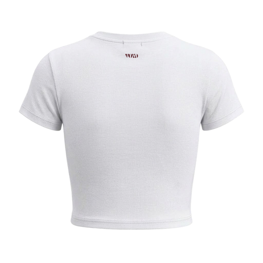 Voyd Bad decisions Baby Tee White