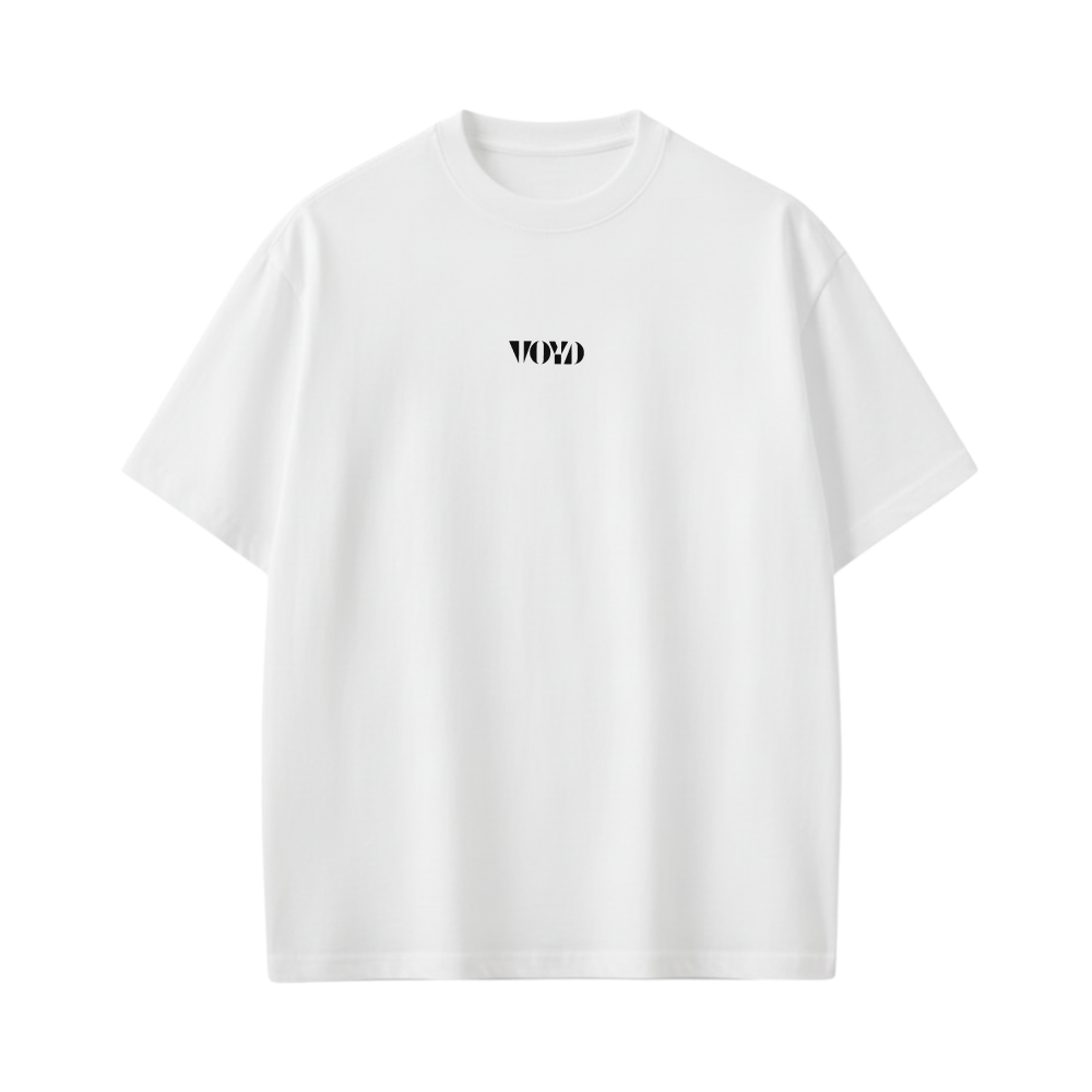 Voyd Bar Code White t-shirt