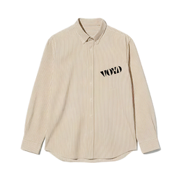 Voyd Be Weird Beige Stripe Shirt
