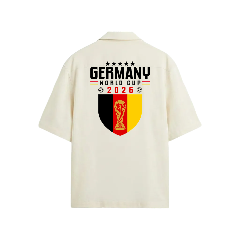 Voyd Berlin Syndicate White Bowling Shirt
