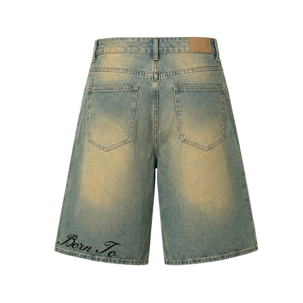 Voyd Cobweb Jorts dirty wash