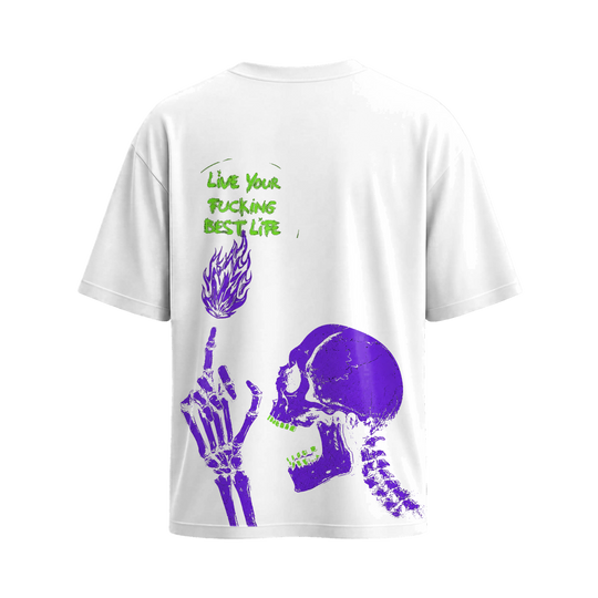 Voyd Cross Theory White T-shirt
