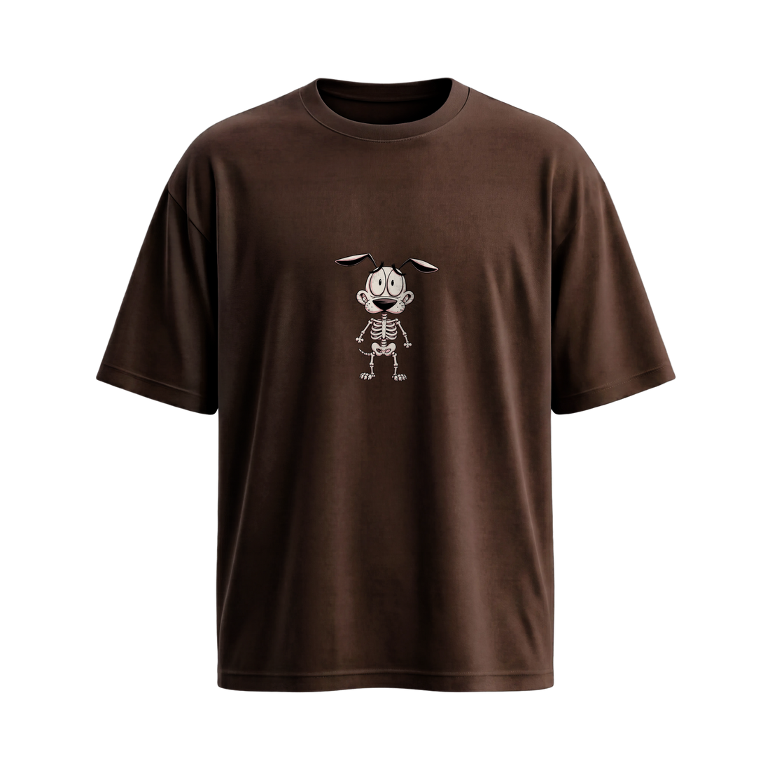 Voyd Crypt Bones Brown T-shirt