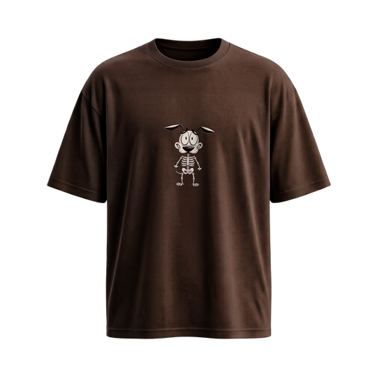 Voyd Crypt Bones Brown T-shirt