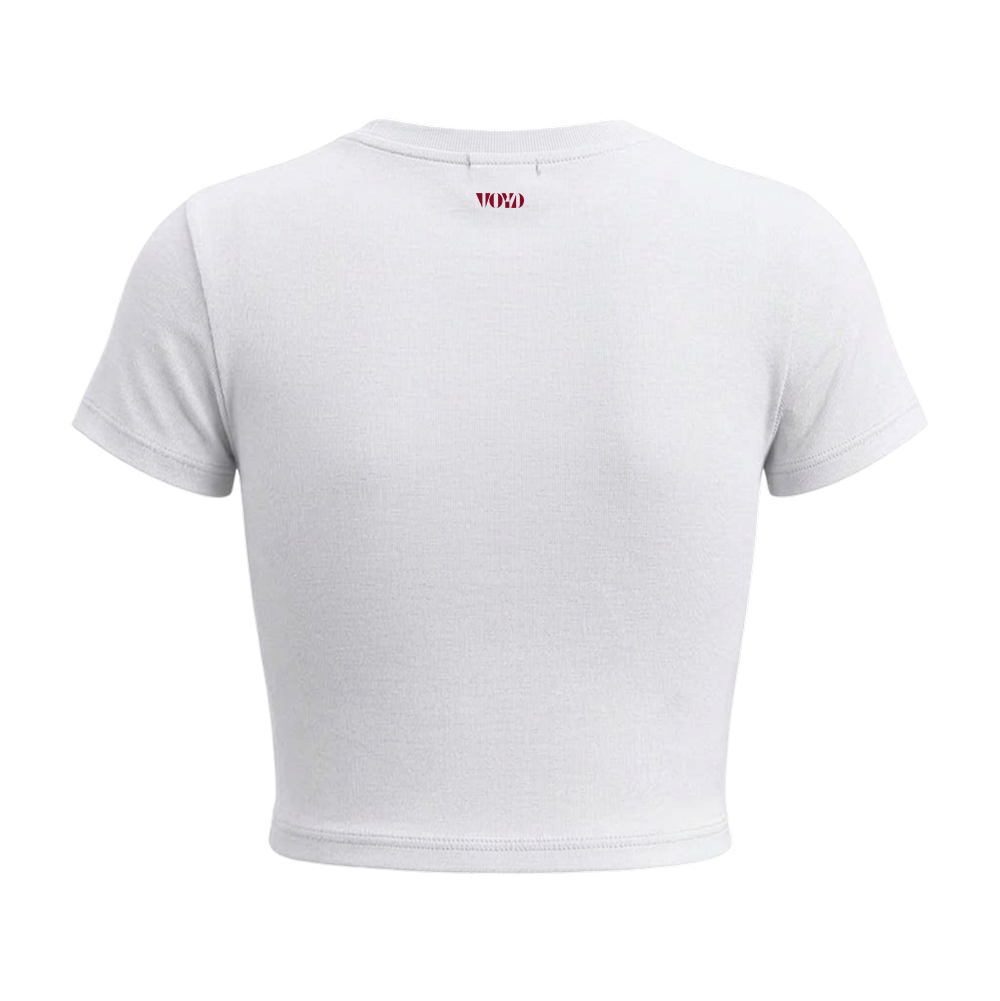 Voyd Dark Romance Baby Tee White