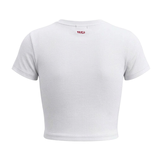 Voyd Dark Romance Baby Tee White