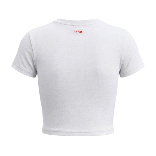 Voyd Dark wing Baby Tee White