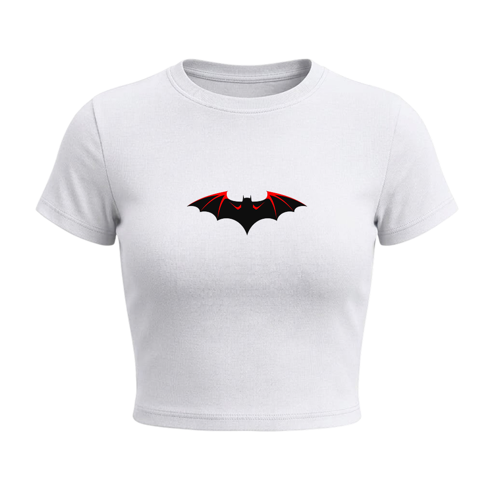Voyd Dark wing Baby Tee White