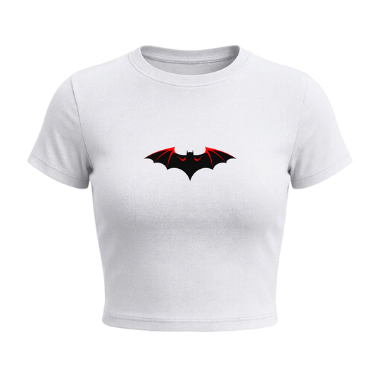 Voyd Dark wing Baby Tee White