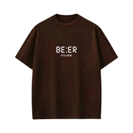 Voyd Dead But Vibing Brown t-shirt