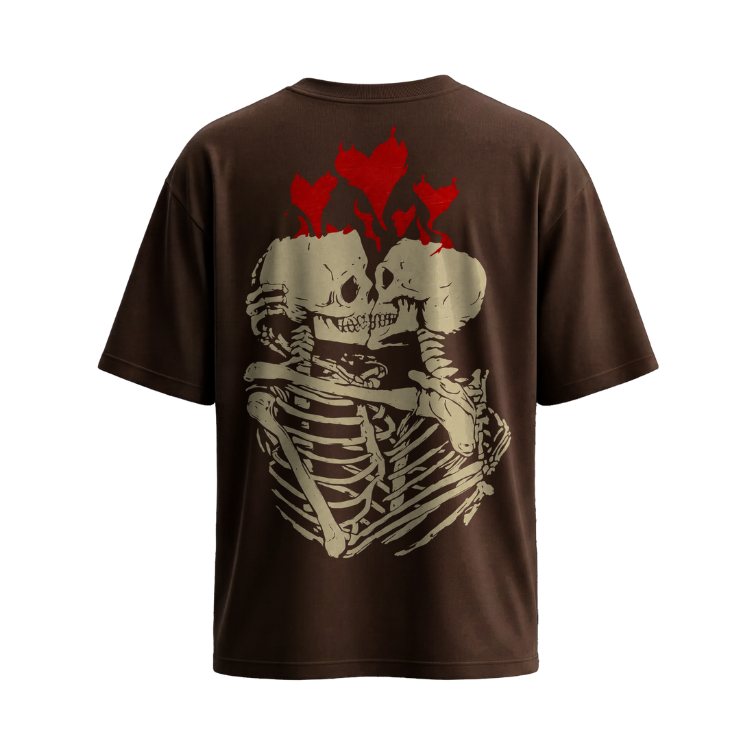 Voyd Dead Romance T-shirt Brown