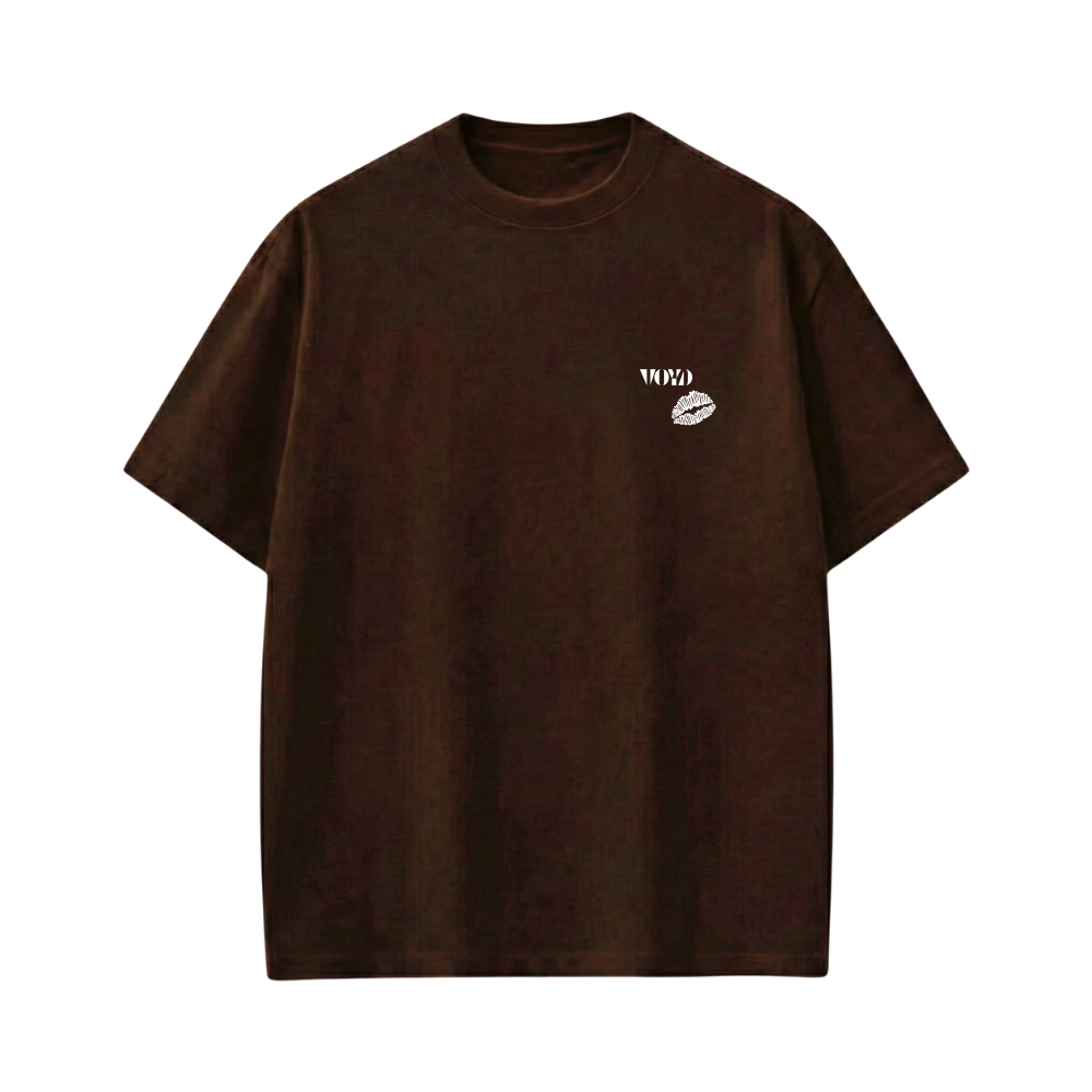 Voyd Design Drip Brown T-shirt